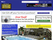 Tablet Screenshot of northeastfactorydirect.com